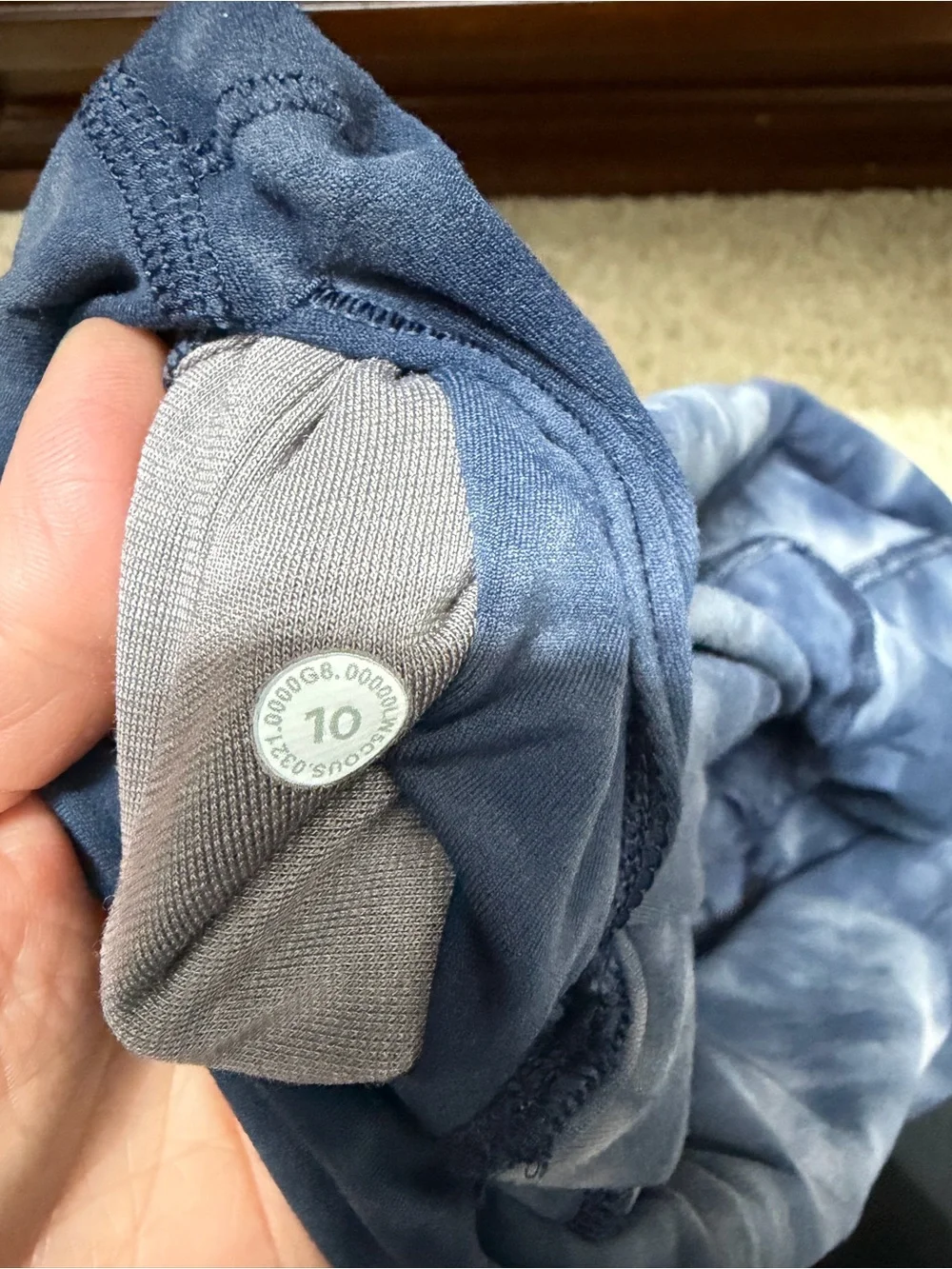 lululemon athletica Tie-Dye Black & Gray High-Rise Leggings